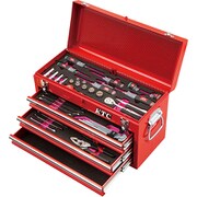 9.5sq 51点組 コンビネーションラチェット採用 工具セット レッド（チェストタイプ） SK3510X