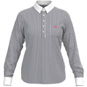 622-3210900-120-L [23FW クレリックシャツ レディース Lサイズ ネイビー]
