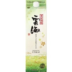 そば雲海  雲海そば花酵母仕込み  25度 パック 1.8L [焼酎]