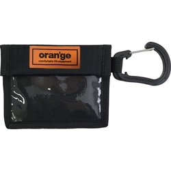 パスケース-ヨコ PASS CASE-YOKO カラビナ付き チケットホルダー パスケース BLACK #201249