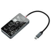 Type-Cマルチアダプター SEE-THROUGH4 SD-CMULTI02-B