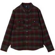 アウトポストロングスリーブラインドシャツ OM4521 203 Ridgeline Hot Spring Plaid Lサイズ [アウトドア シャツ メンズ]