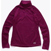 エアメッシュ1/2ジップ AirMesh 1/2 Zip OL2459 522 Berry Glow Mサイズ [アウトドア カットソー レディース]