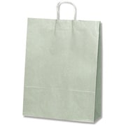 003281600 [HEIKO 手提げ紙袋 25チャームバッグ カスタム判 グレー無地 50枚入り]