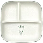 キャラクターグッズ SPZ-2939 PEANUTS 木目調ワンプレートL グリーン シェフスヌーピー