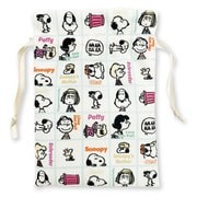 キャラクターグッズ SPQQ-026 PEANUTS アクセサリーケース 収納巾着 チェック スヌーピー