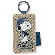 キャラクターグッズ SPCQ-267 PEANUTS カラビナ付きミニポーチ ベージュ アウトドア スヌーピー