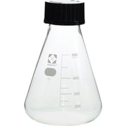 016330-0500A [SIBATA ねじ口三角フラスコ 500ml （4個入）]