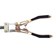 02863 [DOGYU ステン刃アルミボルトクリッパー曲がりハンドル（受注生産品）刃部調整済250mmブラウン]