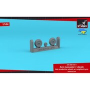 AMRAW14411 1/144 アブロ ランカスター/リンカーン後期型 自重変形ホイール [プラモデル用パーツ]