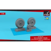 AMRAW72431 1/72 アブロ ランカスター/リンカーン後期型 自重変形ホイール [プラモデル用パーツ]