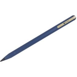 iPad専用タッチペン ネイビー 高感度 パームリジェクション 傾きセンサー スライド式充電ポート機能 STP-A02/NV