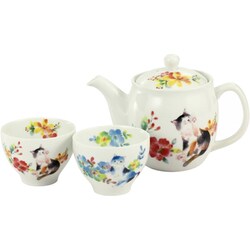 花猫 ポット茶器 13384