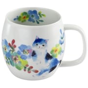 花猫 マグカップ ブルー 13389