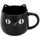 猫3兄弟顔マグカップ kuro 13337
