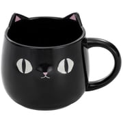 猫3兄弟顔マグカップ kuro 13337
