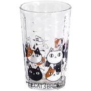 猫3兄弟 ガラスタンブラー 顔 23181