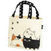 トートバッグ小 猫3兄弟 三匹 13596