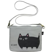 猫3兄弟サコッシュバッグ kuro 23059