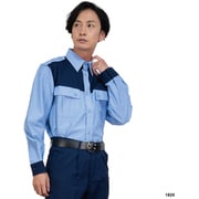 1820-L [岡潮 警備シャツ1820（春夏秋）ユニセックス L]