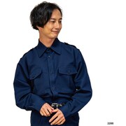 2200-S [岡潮 警備シャツ2200（秋冬）ユニセックス S]