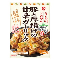 うちのごはん おそうざいの素 豚と厚揚げの甘辛ガーリック 82g
