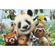 3Dパズル ハワード・ロビンソン 動物園の仲間の自撮り写真 [ジグソーパズル]