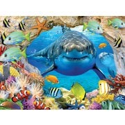 3Dパズル ハワード・ロビンソン サメ いないいないばあ [ジグソーパズル]