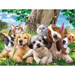 3Dパズル ハワード・ロビンソン 子犬の仲間 [ジグソーパズル]