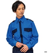 2820-M [岡潮 警備シャツ2820（秋冬）ユニセックス M]