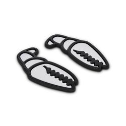 MEGA CLAWS 2個セット BLACK WHITE [スノーボード デッキパッド]