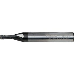 TRUSCO 超硬スクエアエンドミル（2枚刃・2.5D・ギャッシュランド付）1.0 AC40-TER2010