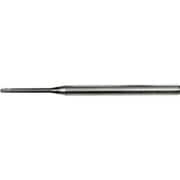 TRUSCO エンドミル 超硬ロングネックボールエンドミル(2枚刃)R1X12 AC40-TLNBE2R1-12