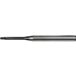 TRUSCO エンドミル 超硬ロングネックスクエアエンドミル2枚刃Φ0.6X15 AC40-TLNE2006-15
