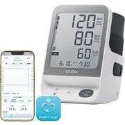 上腕式血圧計 CHUHシリーズ 専用アプリ「Health Scan」対応 片手でかんたん装着 時計・室温表示搭載 130回メモリー×1人分 CHUH904C