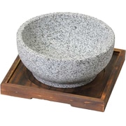 韓味家 石焼ビビンバ鍋 16cm 置台付 HC-0081