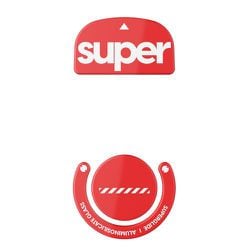 マウスソール Superglide 2 for Logitech GPro Superlight Red LGSSGR2