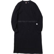 エコハイブリッドワッフルワンピース ECO HYBRID WAFFLE ONE PIECE N000296 BLK Lサイズ [アウトドア ワンピース レディース]