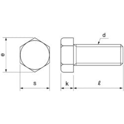 ＳＵＮＣＯ ＳＵＳ寸切（荒先 ５ Ｘ ４５ （５００本入） C1-02-0500