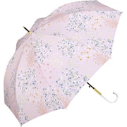 長傘 晴雨兼用 タイニーフラワー 58cm ジャンプ式 紫外線防止効果 ピンク 9903-03-001PK