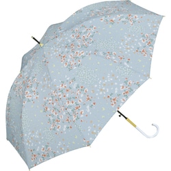 長傘 晴雨兼用 タイニーフラワー 58cm ジャンプ式 紫外線防止効果 ブルー 9903-03-001BL