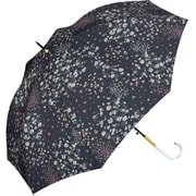 長傘 晴雨兼用 タイニーフラワー 58cm ジャンプ式 紫外線防止効果 チャコール 9903-03-001CH