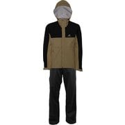 メンズコンバットレインスーツ MENS COMBAT RAIN SUIT ODS95030 256009 ベージュブラック Sサイズ [アウトドア レインウェア上下セット メンズ]