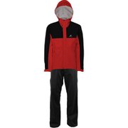 メンズコンバットレインスーツ MENS COMBAT RAIN SUIT ODS95030 056009 レッドブラック Sサイズ [アウトドア レインウェア上下セット メンズ]