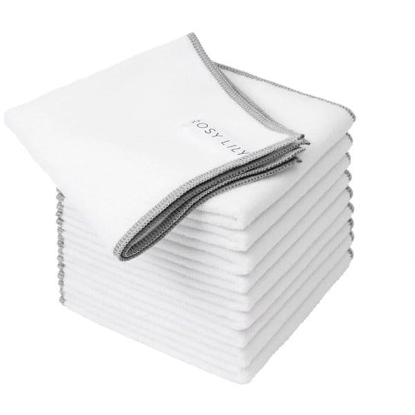 マイクロファイバークロス10枚セット PREMIUM MICROFIBER CLEANING CLOTH E007 [シューズアクセサリ メンテナンス用品]