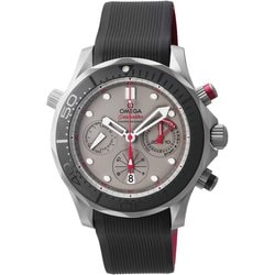 オメガ Seamaster Diver 300M（シーマスター ダイバー300M） コーアクシャル クロノメーター クロノグラフ メンズ ラバーベルト 並行輸入品 5年保証 212.92.44.50.99.001