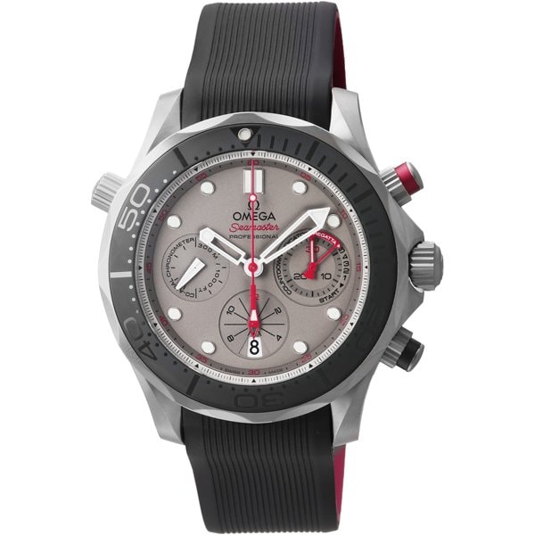 オメガ Seamaster Diver 300M（シーマスター ダイバー300M） コーアクシャル クロノメーター クロノグラフ メンズ ラバーベルト 並行輸入品 5年保証 212.92.44.50.99.001