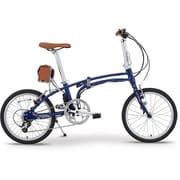 折りたたみ電動アシスト自転車 20インチ 外装9段変速 ネイビーブルー 51921 DE01