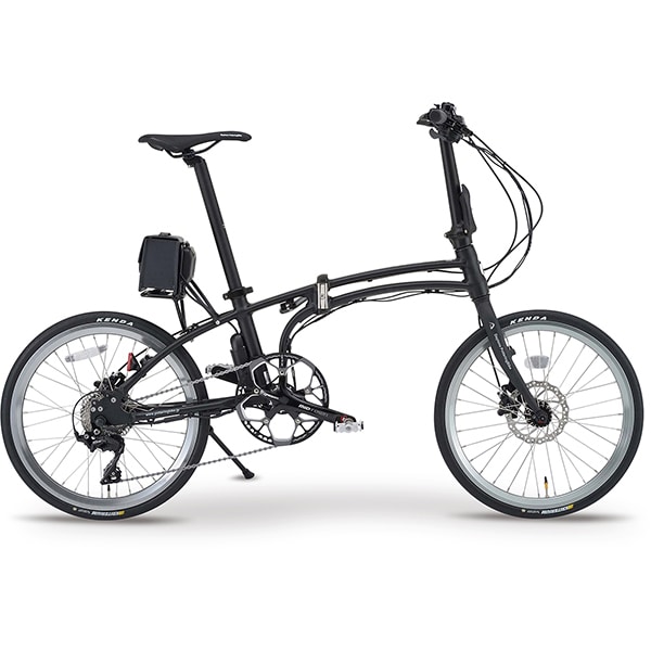 折りたたみ電動アシスト自転車 20インチ 外装10段変速 マットブラック 51923 DE01X