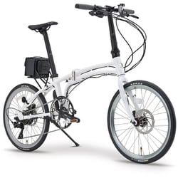デイトナ ED01電動アシスト自転車 ホワイト 折りたたみ式